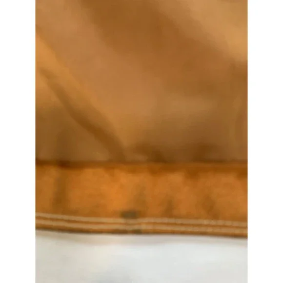 LL Bean Leather Jacket Womens Medium Regular Button Up Chest Pockets Suede - Picture 12 of 14